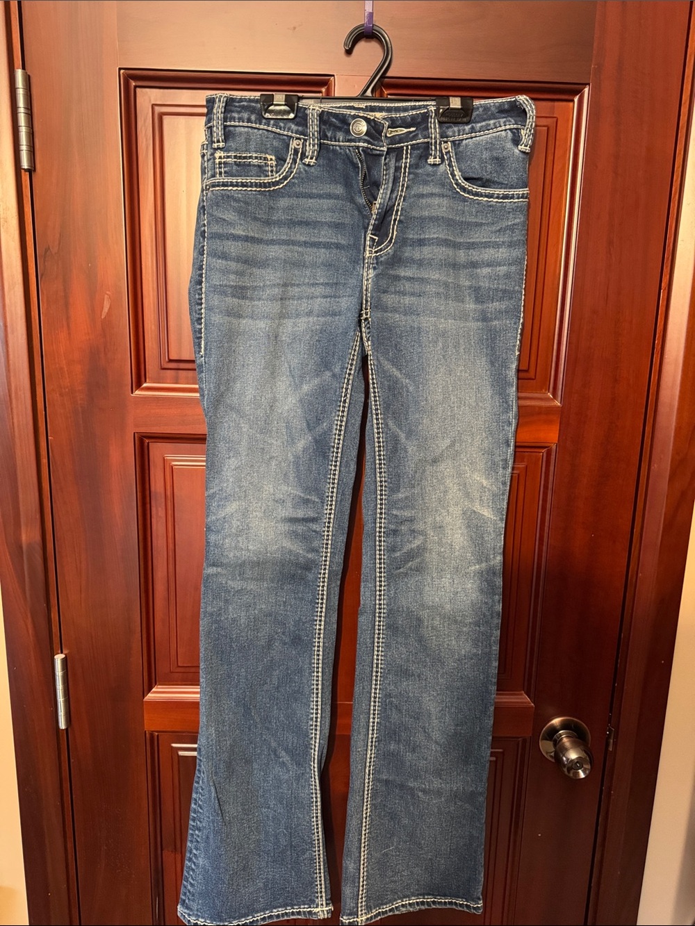 Womens Boot Cut Jeans - Blue